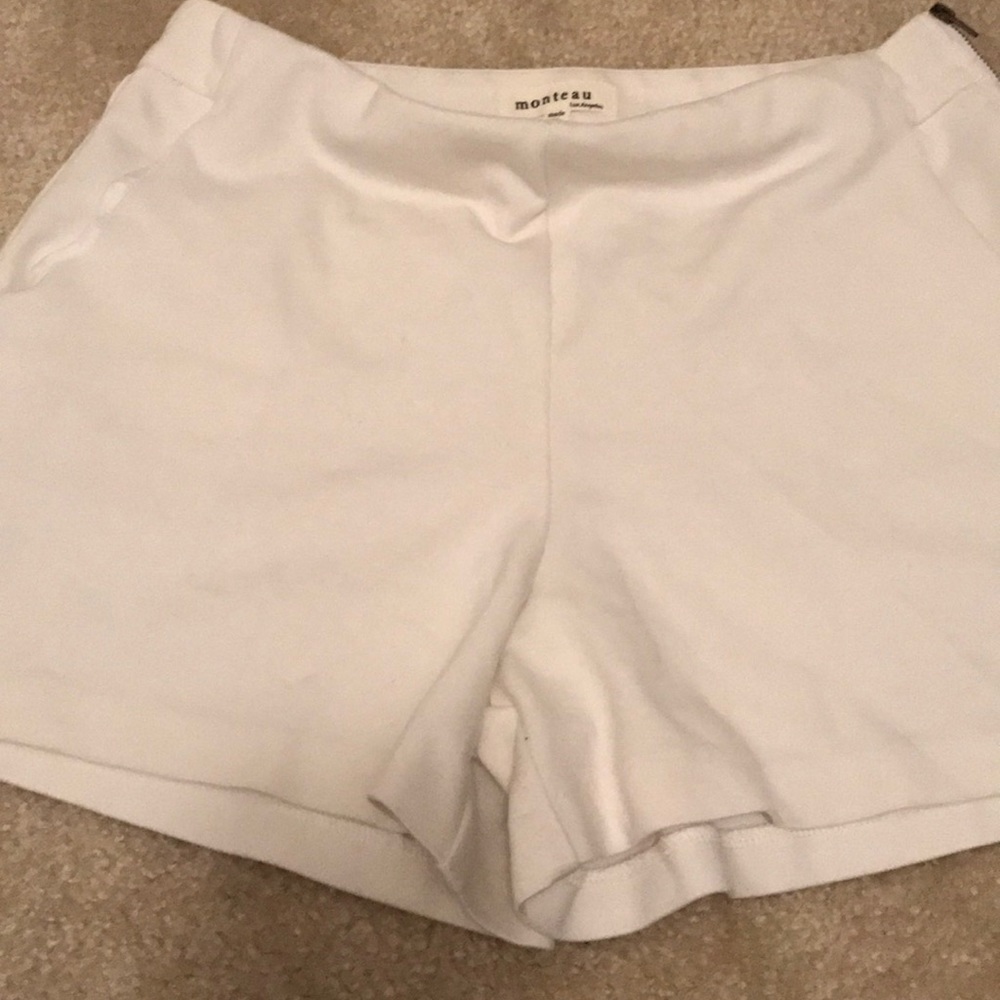 White Spandex Shorts